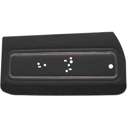 72 GTO/LEMANS SPORT FRONT DOOR PANELS (UNASSEMBLED) - BLACK