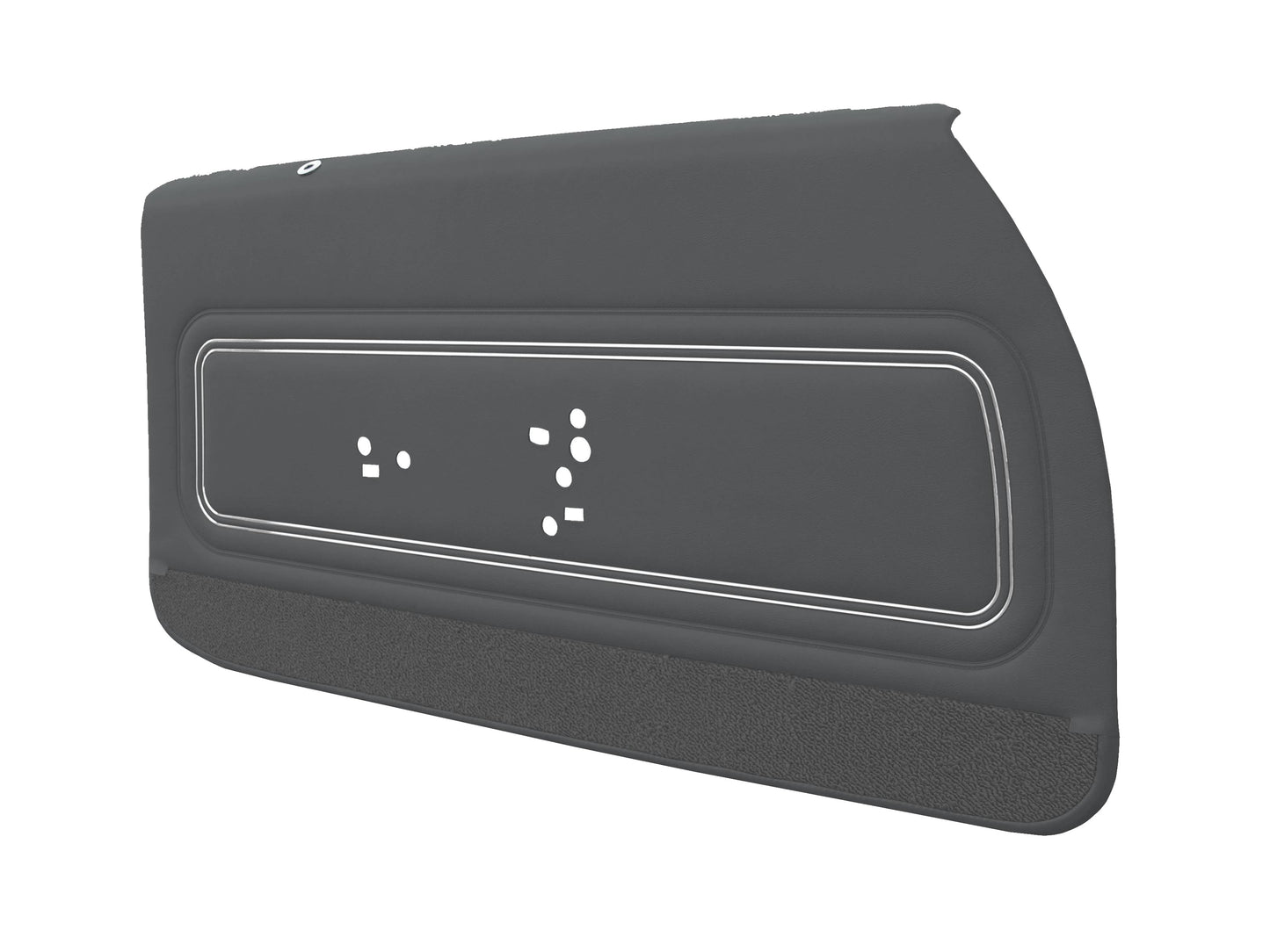 72 GTO/LEMANS SPORT FRONT DOOR PANELS (PRE-ASSEMBLED) - PEWTER