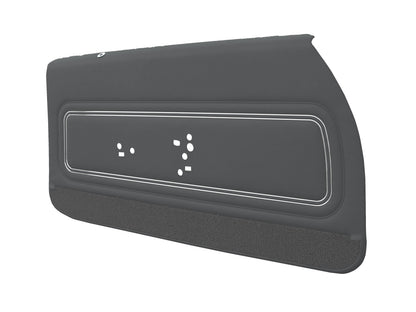 72 GTO/LEMANS SPORT FRONT DOOR PANELS (PRE-ASSEMBLED) - PEWTER