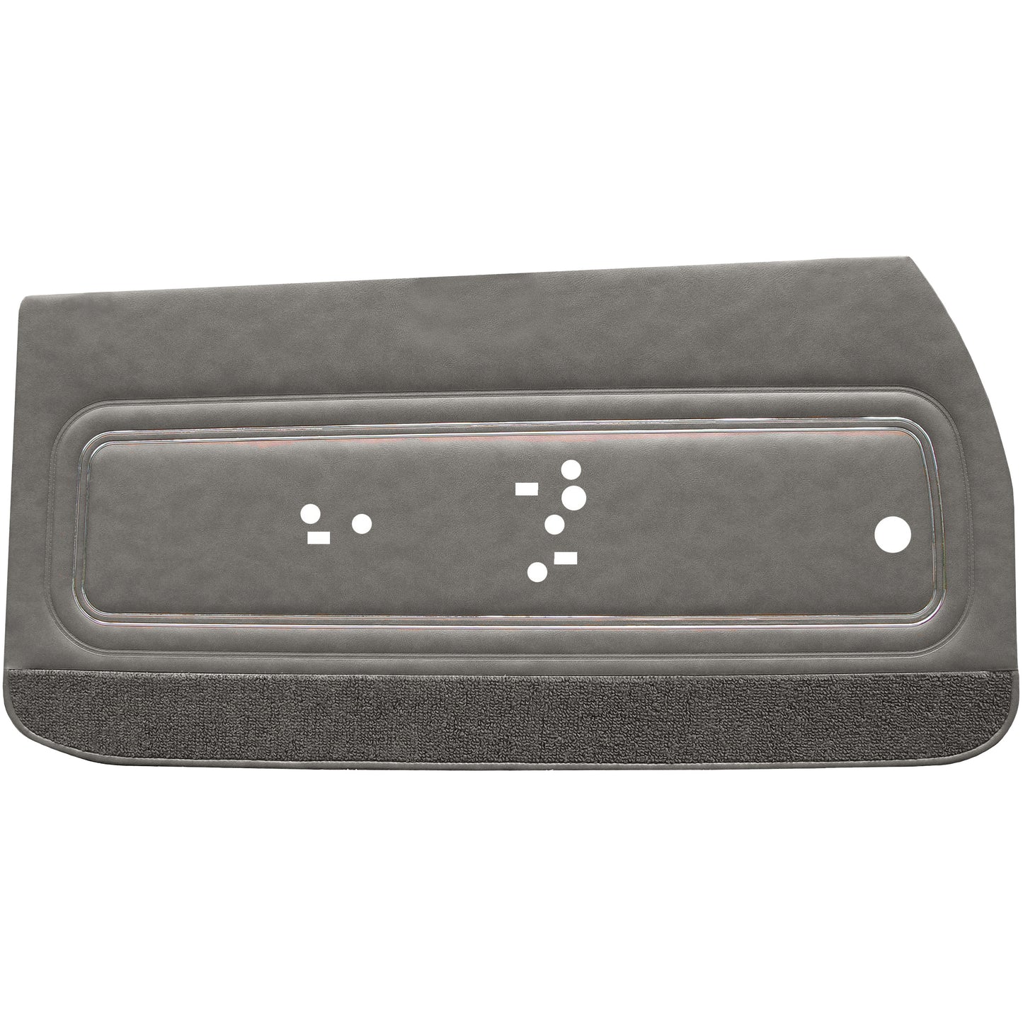 72 GTO/LEMANS SPORT FRONT DOOR PANELS (UNASSEMBLED) - PEWTER