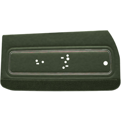 72 GTO/LEMANS SPORT FRONT DOOR PANELS (UNASSEMBLED) - GREEN