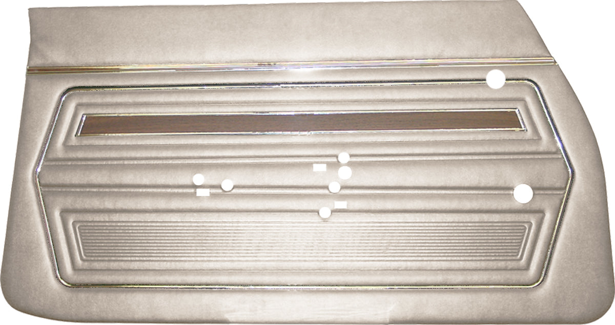 72 CUTLASS FRONT DOOR PANELS (UNASSEMBLED) - WHITE