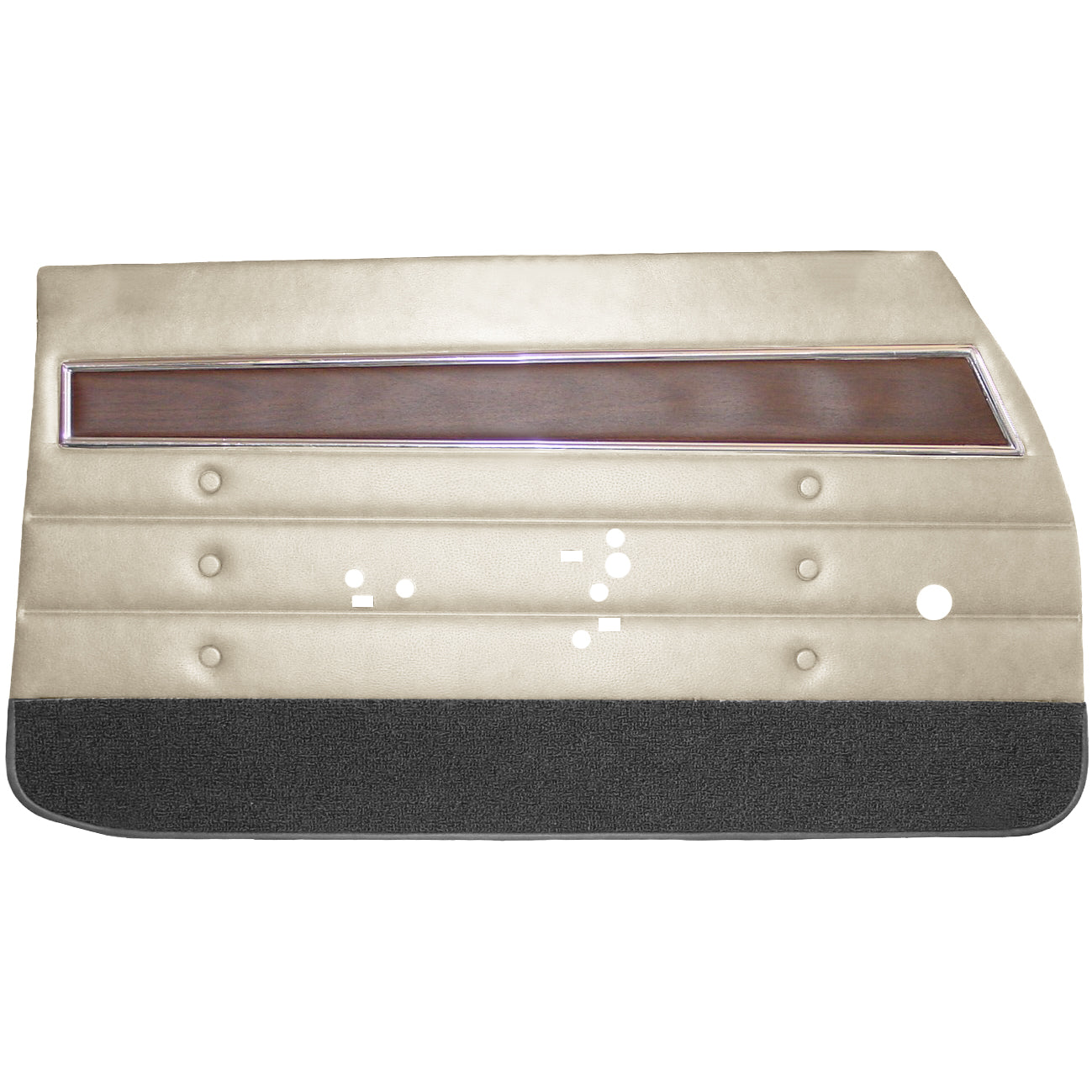 72 CUTLASS 'S'/442 SPORTS COUPE FRONT DOOR PANELS (UNASSEMBLED) - WHITE