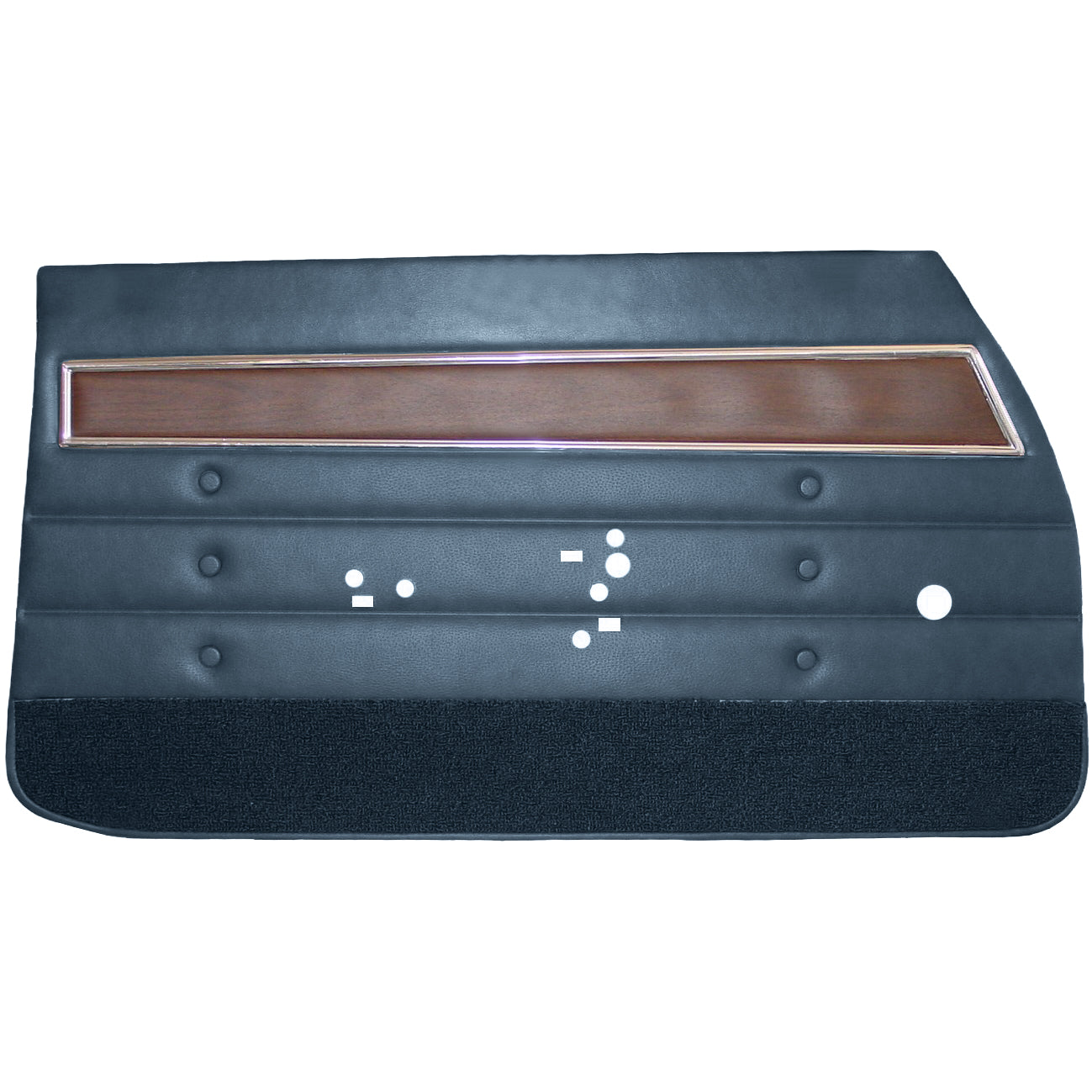 72 CUTLASS 'S'/442 SPORTS COUPE FRONT DOOR PANELS (UNASSEMBLED) - BLUE