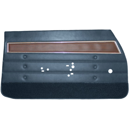 72 CUTLASS 'S'/442 SPORTS COUPE FRONT DOOR PANELS (UNASSEMBLED) - BLUE