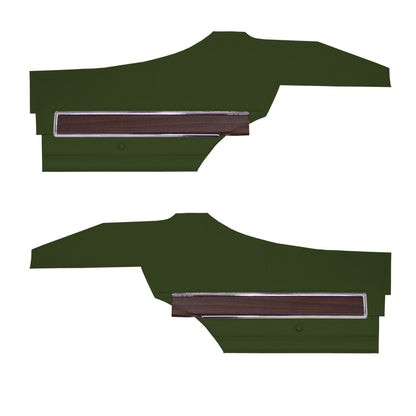 72 CUTLASS 'S'/442 SPORTS COUPE REAR PANELS (PRE-ASSEMBLED) - GREEN