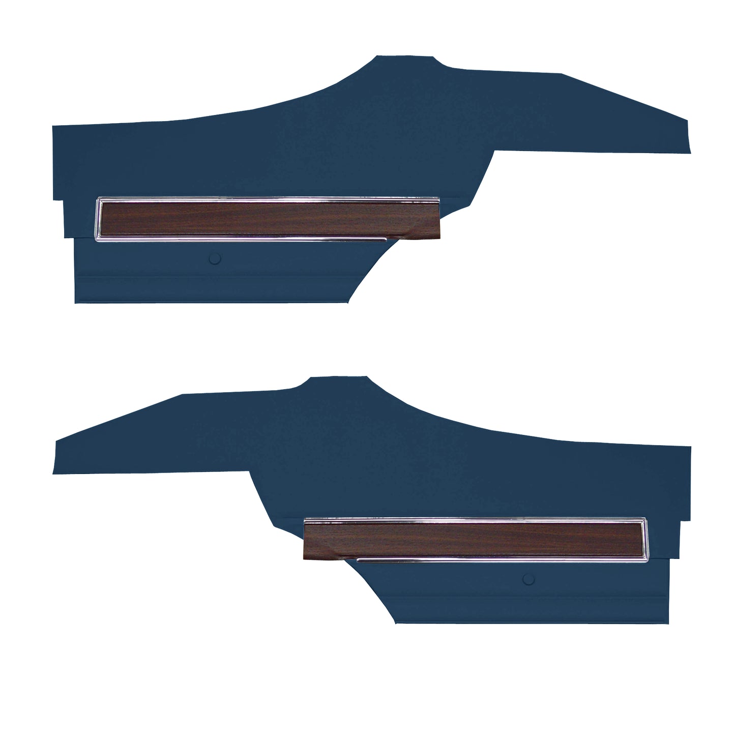 72 CUTLASS 'S'/442 HARDTOP COUPE REAR PANELS (UNASSEMBLED) - BLUE