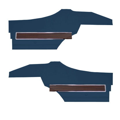 72 CUTLASS 'S'/442 HARDTOP COUPE REAR PANELS (UNASSEMBLED) - BLUE