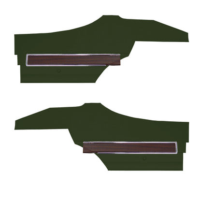 72 CUTLASS 'S'/442 HARDTOP COUPE REAR PANELS (UNASSEMBLED) - GREEN