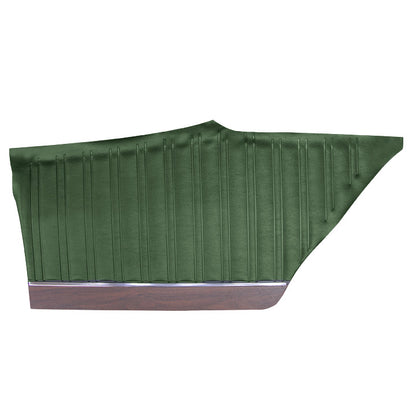 73 SATELLITE SEBRING PLUS HARDTOP REAR UPPER (COACHMAN GRAIN) - GREEN