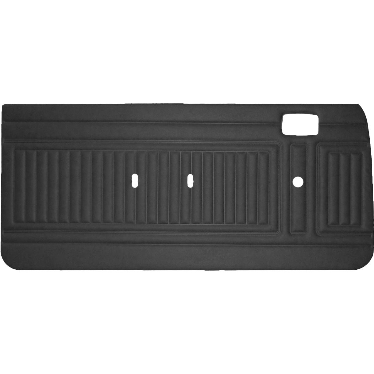 74-76 DUSTER/SCAMP/DART SWINGER FRONT DOOR PANELS - BLACK