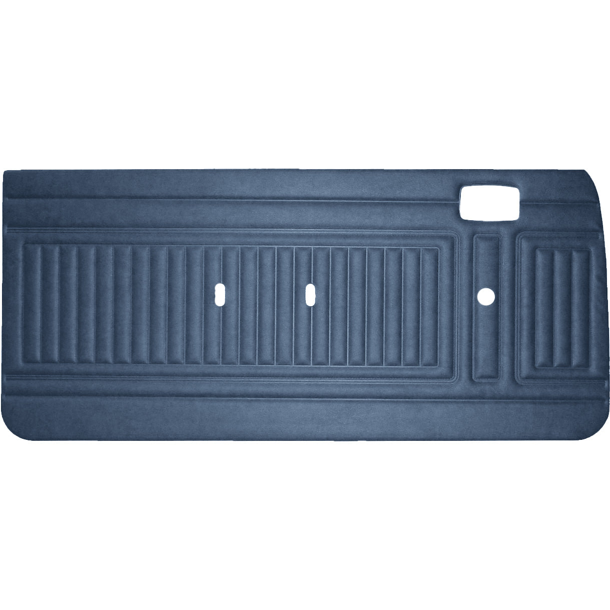 74-76 DUSTER/SCAMP/DART SWINGER FRONT DOOR PANELS - BLUE
