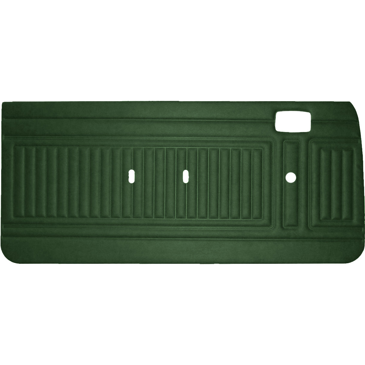 74-75 DUSTER/SCAMP/DART SWINGER FRONT DOOR PANELS - JADE GREEN