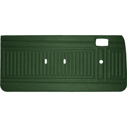 74-75 DUSTER/SCAMP/DART SWINGER FRONT DOOR PANELS - JADE GREEN