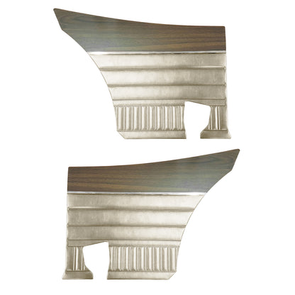 74 DUSTER/DART SPORT FASTBACK REAR PANELS - PARCHMENT