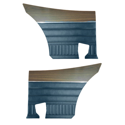 74 DUSTER/DART SPORT FASTBACK REAR PANELS - LAGOON BLUE