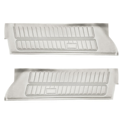 77 CAMARO "STANDARD" UPPER DOOR PANELS (UNASSEMBLED) - WHITE