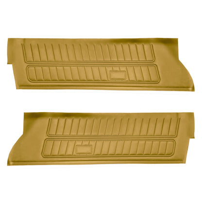 77 CAMARO "STANDARD" UPPER DOOR PANELS (UNASSEMBLED) - BUCKSKIN