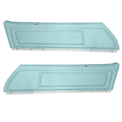 77 FIREBIRD/TRANS AM "DELUXE" UPPER DOOR PANELS (PRE-ASSEMBLED) - BLUE