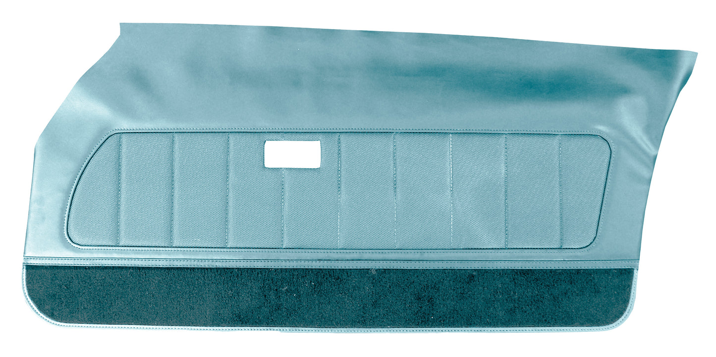 79 CAMARO "DELUXE" DOOR PANELS (UNASSEMBLED) - BLUE