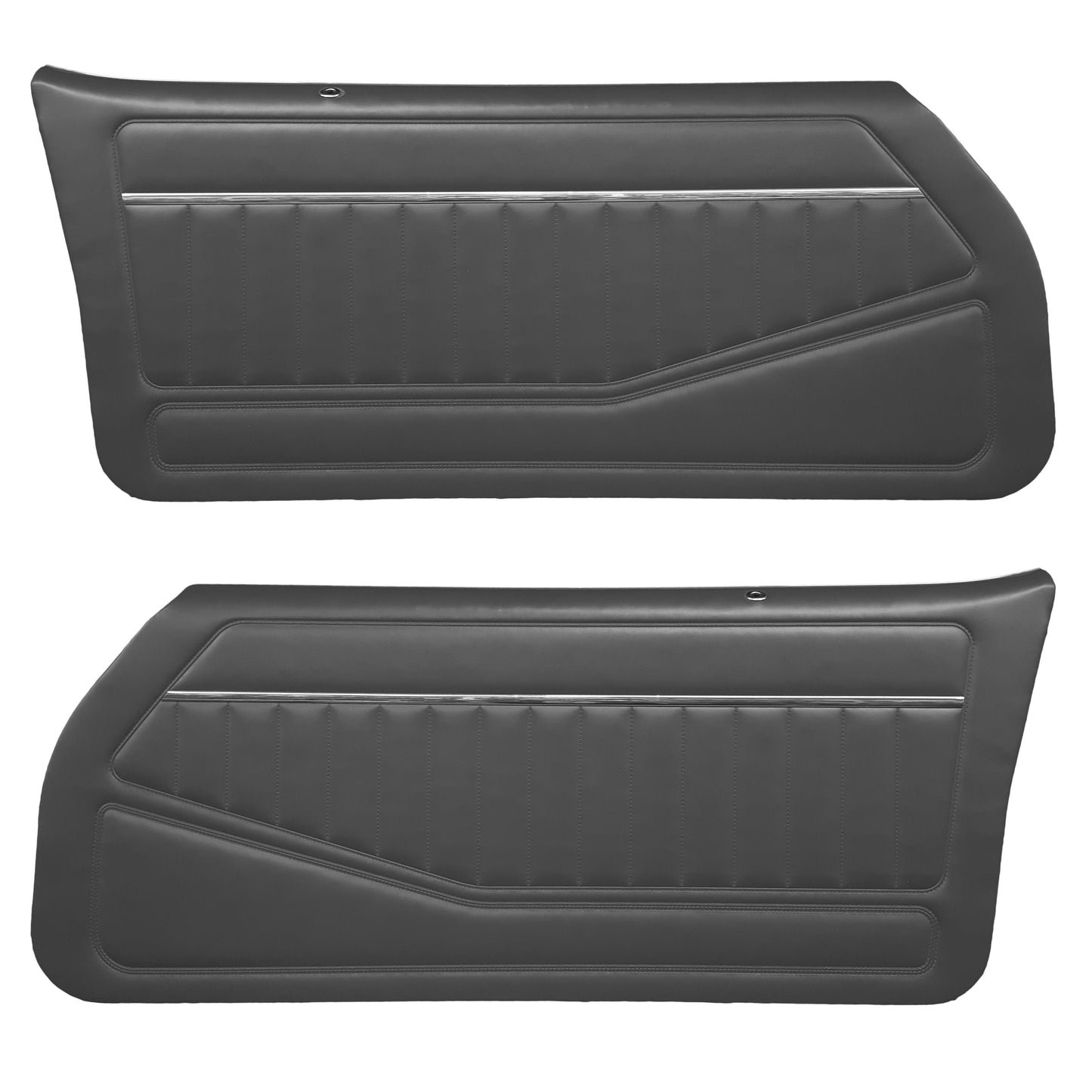 78-81 CAMARO "STANDARD" DOOR PANELS (PRE-ASSEMBLED) - BLACK