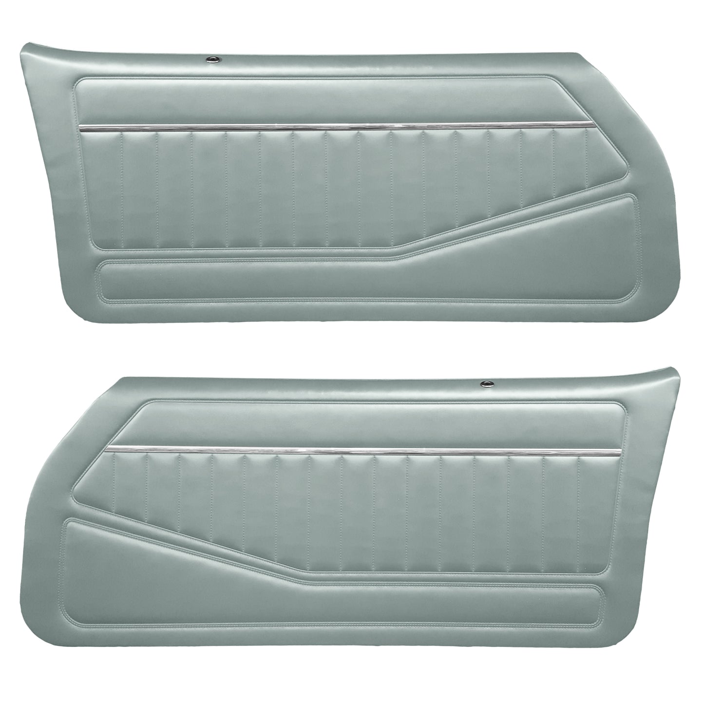 81 CAMARO "STANDARD" DOOR PANELS (PRE-ASSEMBLED) - SILVER