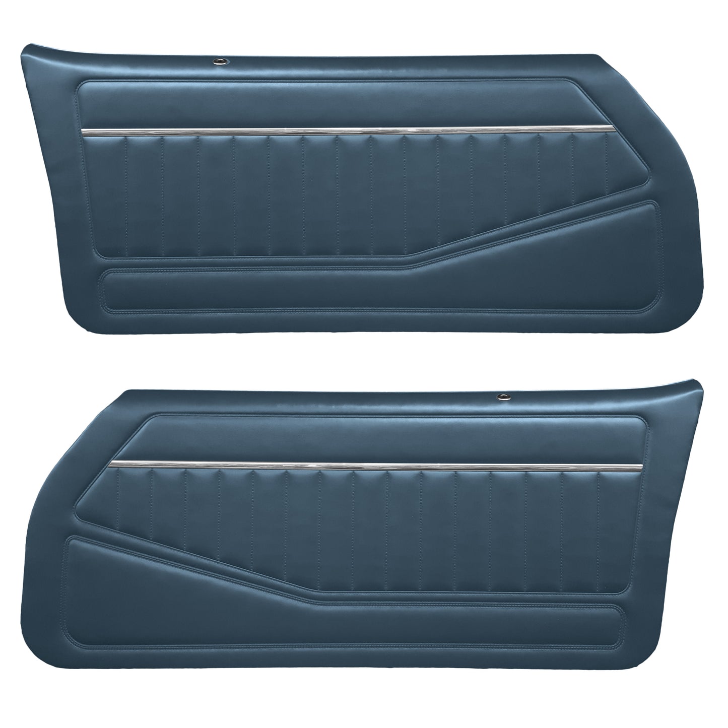 80-81 CAMARO "STANDARD" DOOR PANELS (PRE-ASSEMBLED) - BLUE
