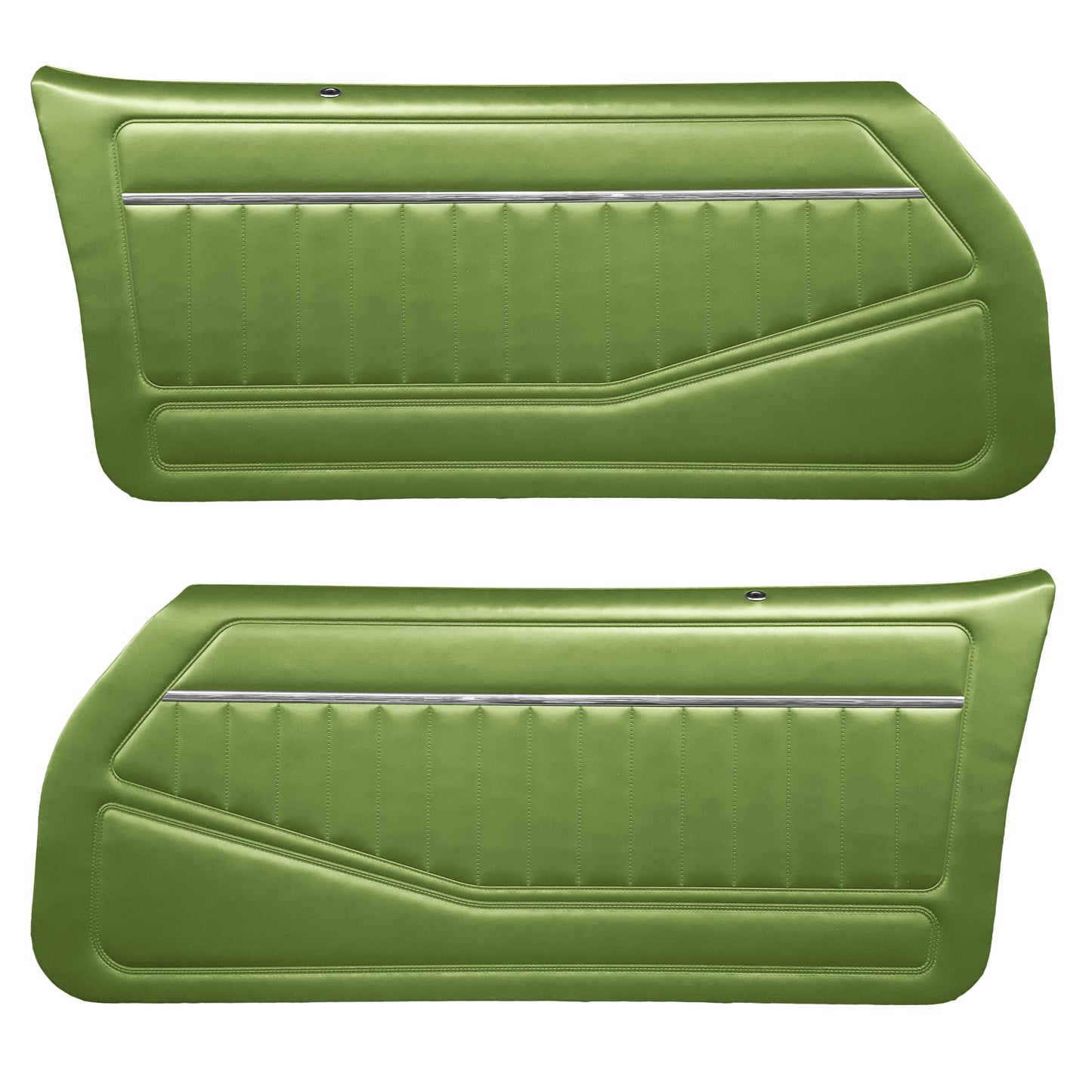 79 CAMARO "STANDARD" DOOR PANELS (PRE-ASSEMBLED) - SRM GREEN