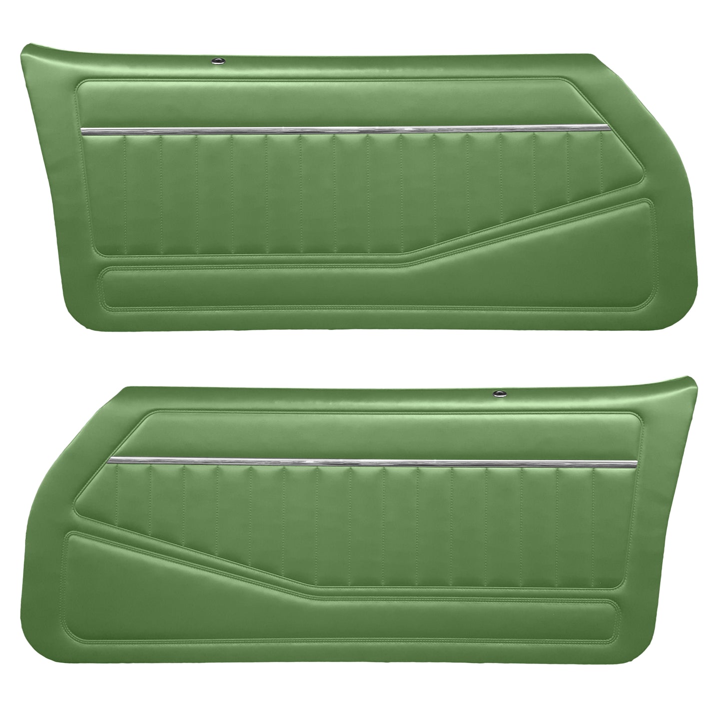 78 CAMARO "STANDARD" DOOR PANELS (PRE-ASSEMBLED) - GREEN
