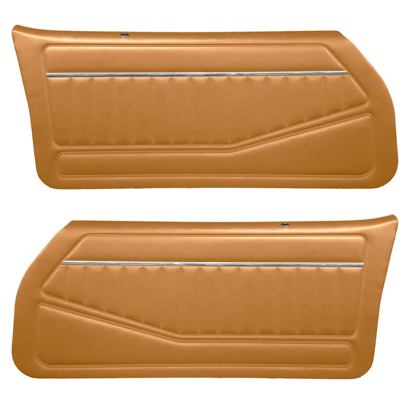 78-80 CAMARO "STANDARD" DOOR PANELS (PRE-ASSEMBLED) - CAMEL TAN