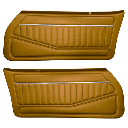 78-80 FIREBIRD/TRANS AM "STANDARD" DOOR PANELS (PRE-ASSEMBLED) - CAMEL TAN