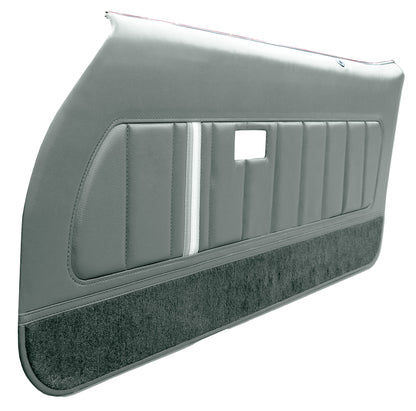 81 CAMARO "DELUXE" DOOR PANELS (PRE-ASSEMBLED) - SILVER