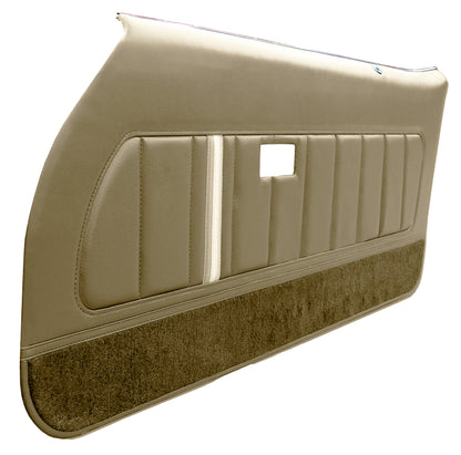 81 CAMARO "DELUXE" DOOR PANELS (PRE-ASSEMBLED) - SRM BEIGE