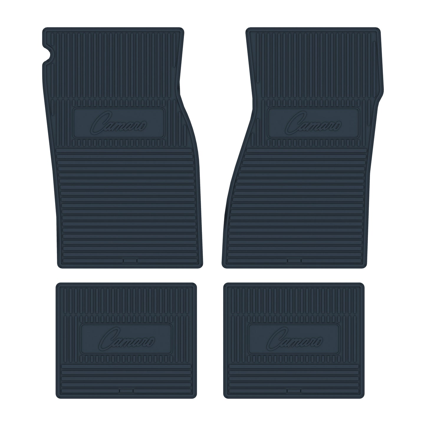 67-69 CHEVROLET 'CAMARO' FLOOR MATS - DARK BLUE