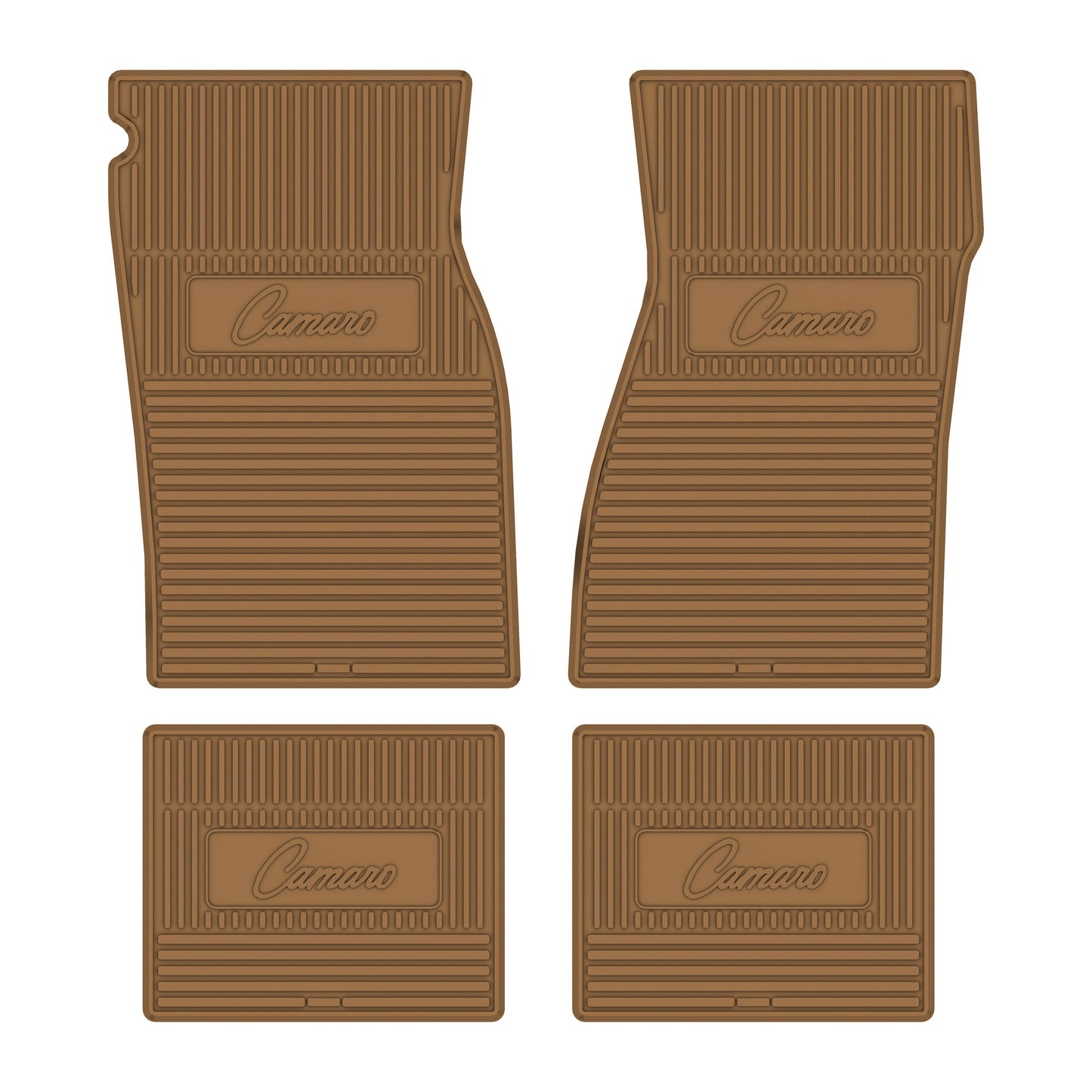 67-69 CHEVROLET 'CAMARO' FLOOR MATS - GOLD