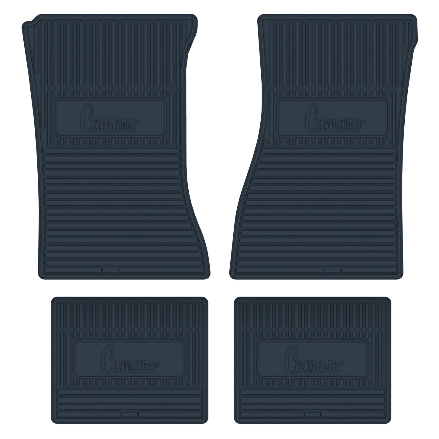 70-74 CHEVROLET 'CAMARO' FLOOR MATS - DARK BLUE