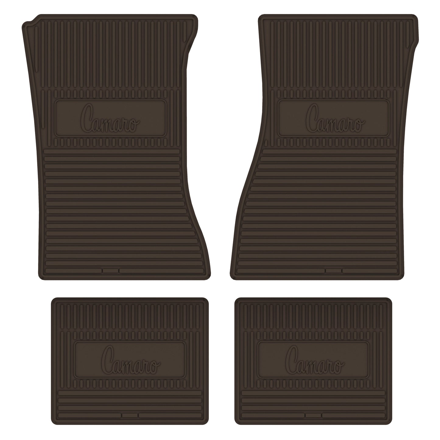 70-74 CHEVROLET 'CAMARO' FLOOR MATS - BROWN