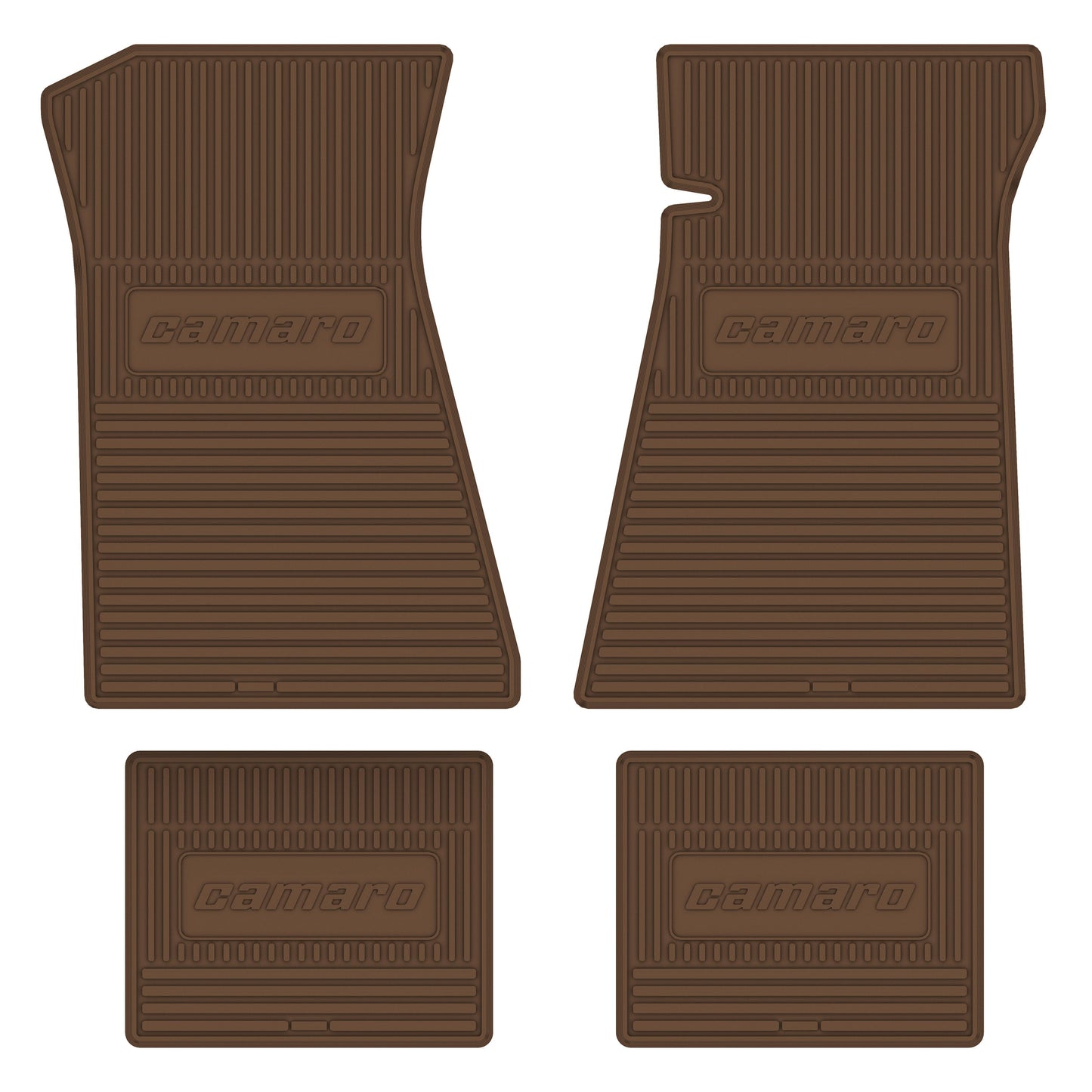 78-81 CHEVROLET 'CAMARO' FLOOR MATS - SADDLE
