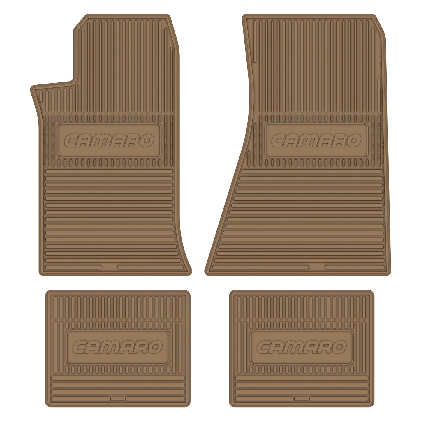 82-92 CHEVROLET 'CAMARO' FLOOR MATS - TAN