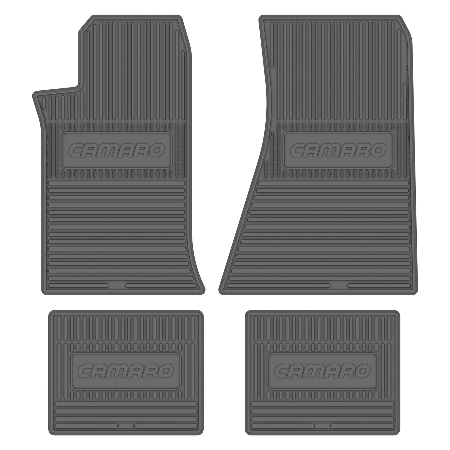 82-92 CHEVROLET 'CAMARO' FLOOR MATS - GRAY