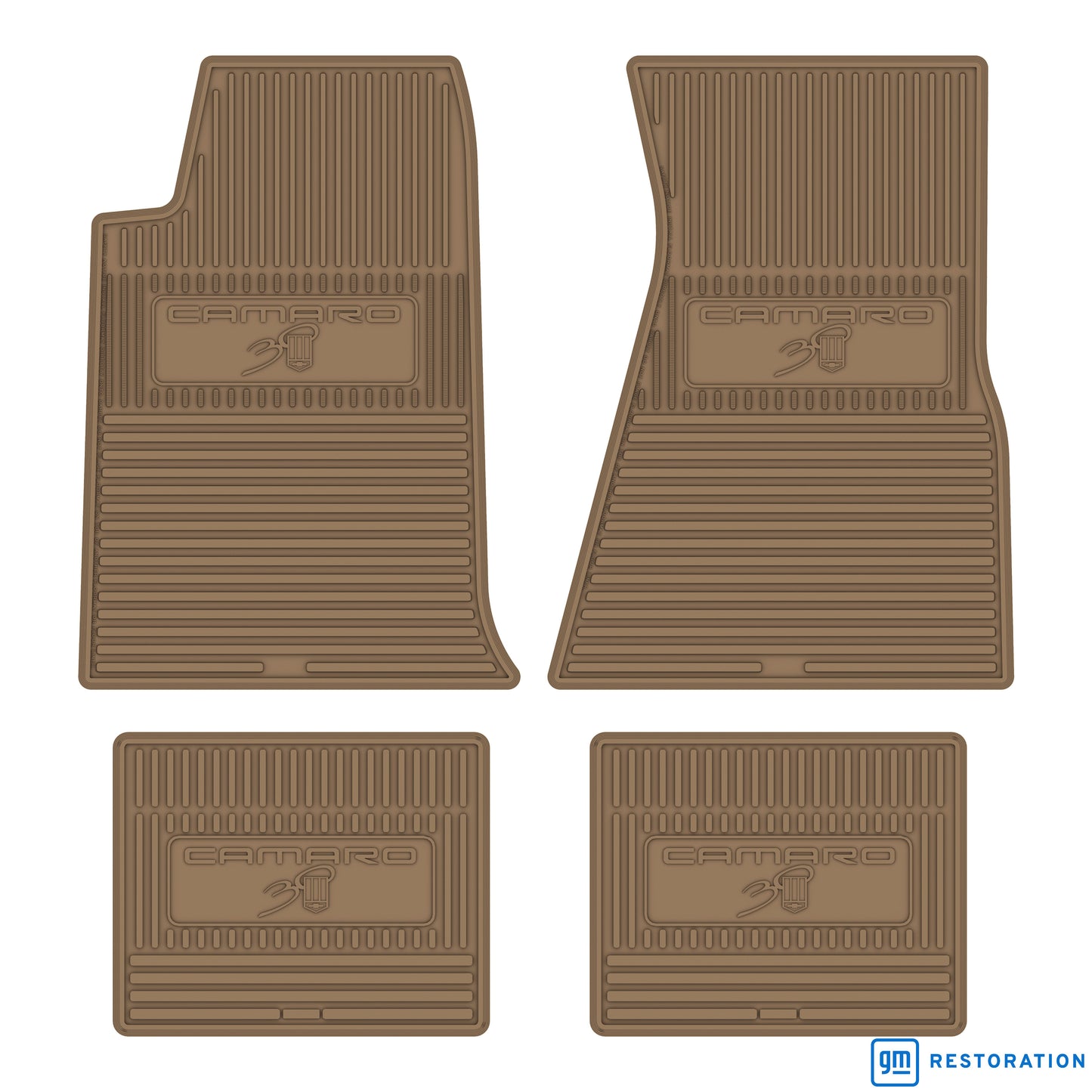 97 CHEVROLET 'CAMARO 30TH ANNIVERSARY' FLOOR MATS- TAN