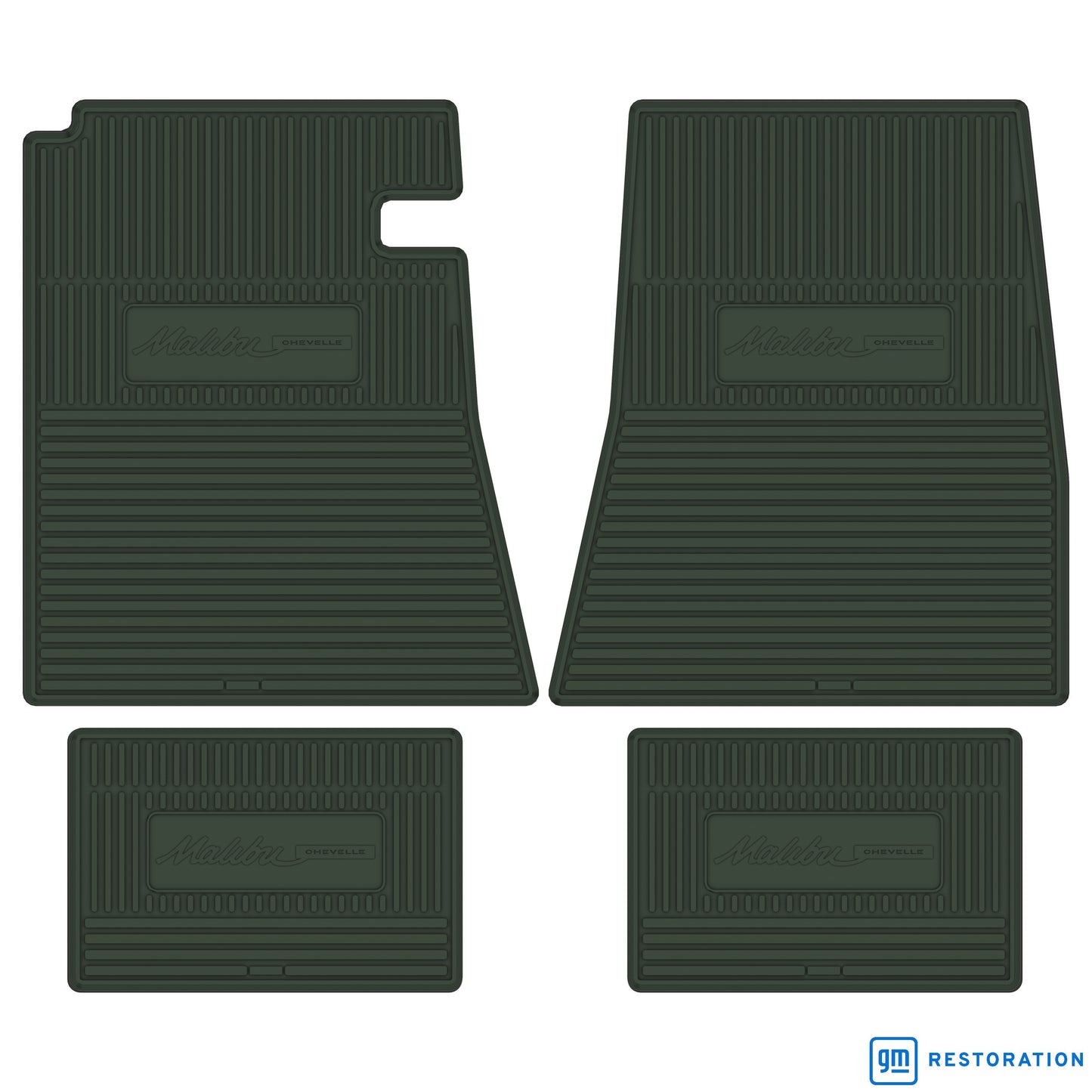 65 MALIBU CHEVELLE VINYL FLOORMATS - GREEN