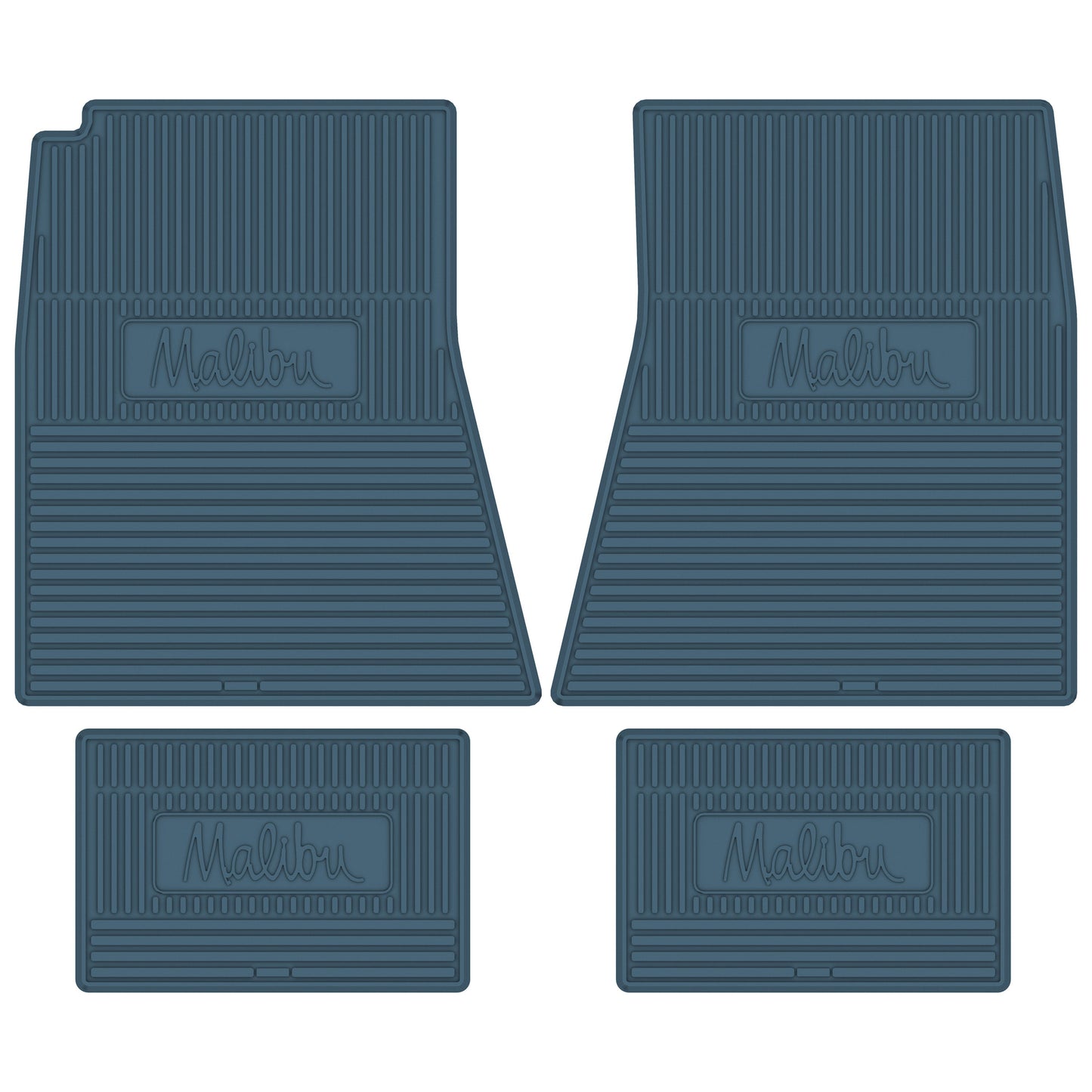 68 CHEVROLET 'MALIBU' FLOOR MATS - MEDIUM BLUE