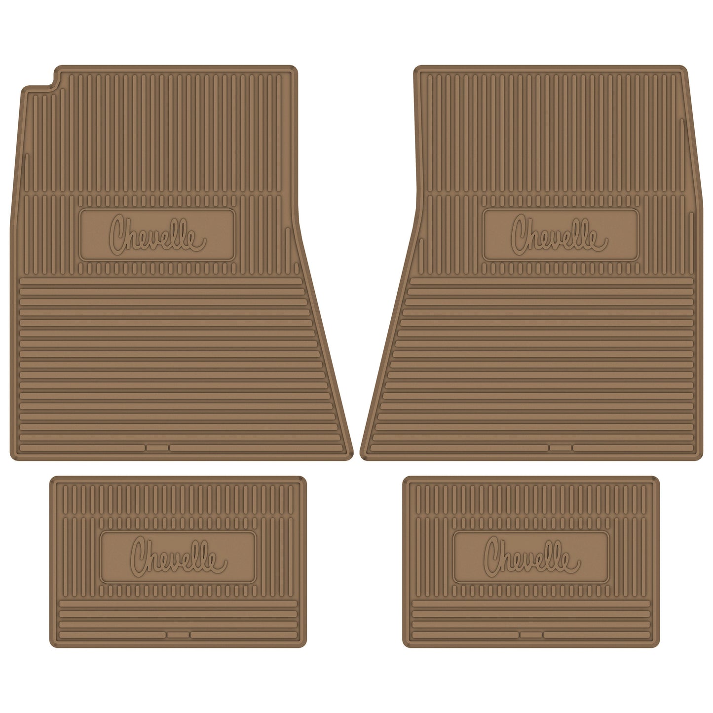 70-72 CHEVROLET 'CHEVELLE' FLOOR MATS - TAN