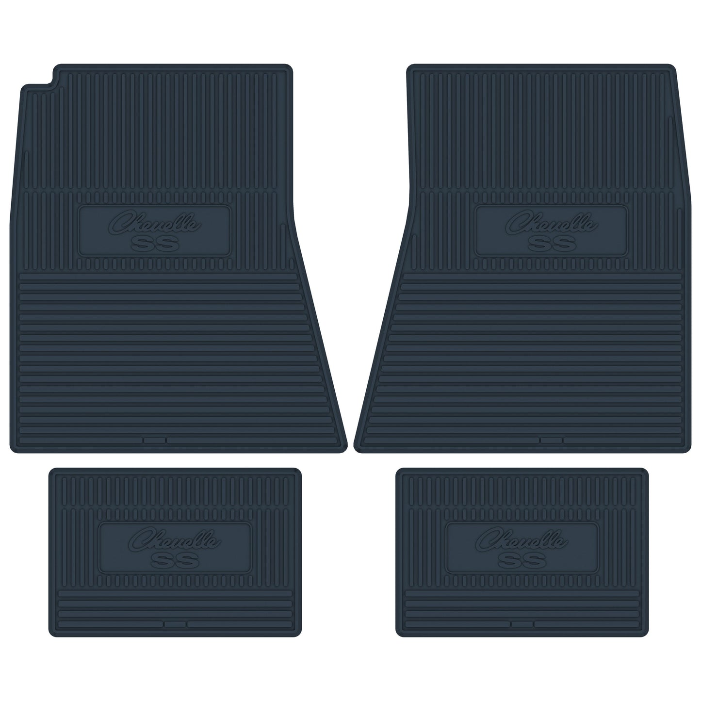 68-69 CHEVROLET 'CHEVELLE SS' FLOOR MATS - DARK BLUE