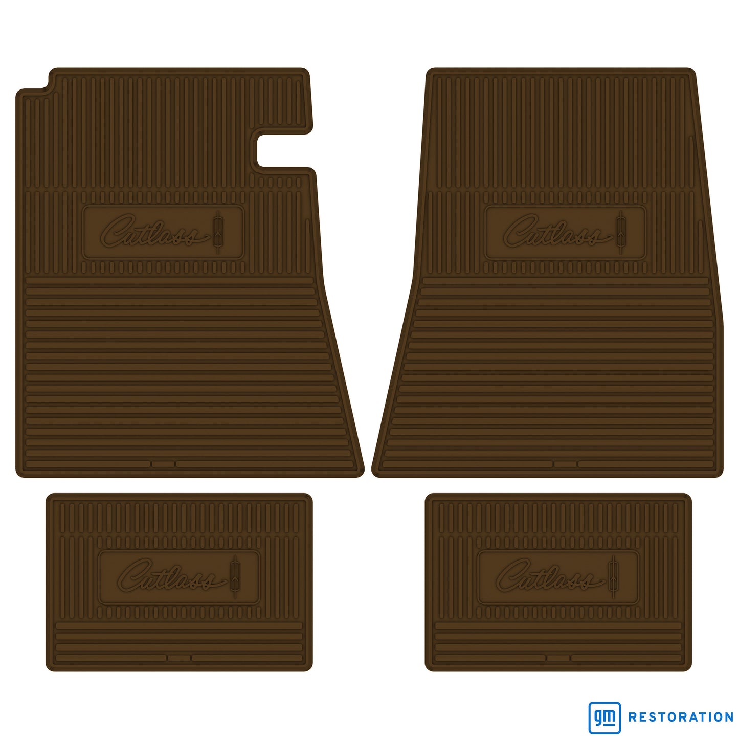 64-67 OLDSMOBILE 'CUTLASS' FLOOR MATS - SADDLE
