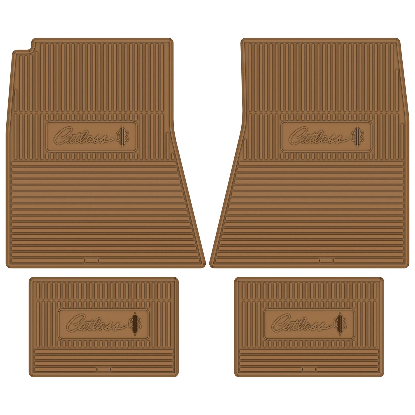 68-69 OLDSMOBILE 'CUTLASS SUPREME' FLOOR MATS - GOLD