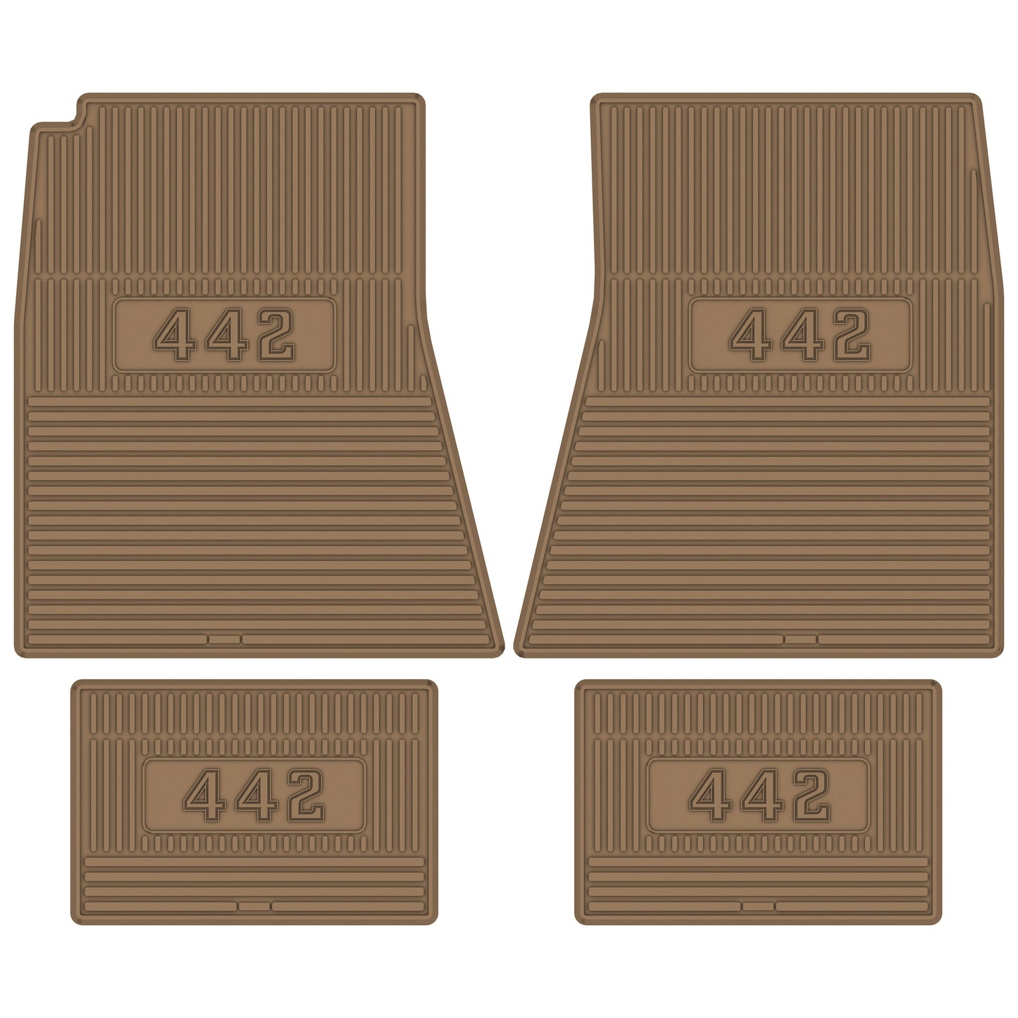 69-72 OLDSMOBILE '442' FLOOR MATS - TAN
