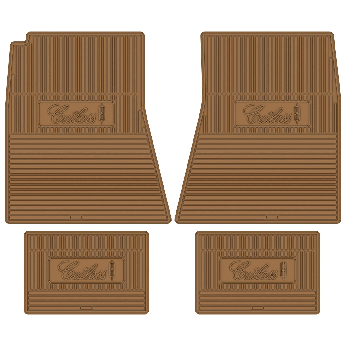 71-72 OLDSMOBILE 'CUTLASS' FLOOR MATS - GOLD