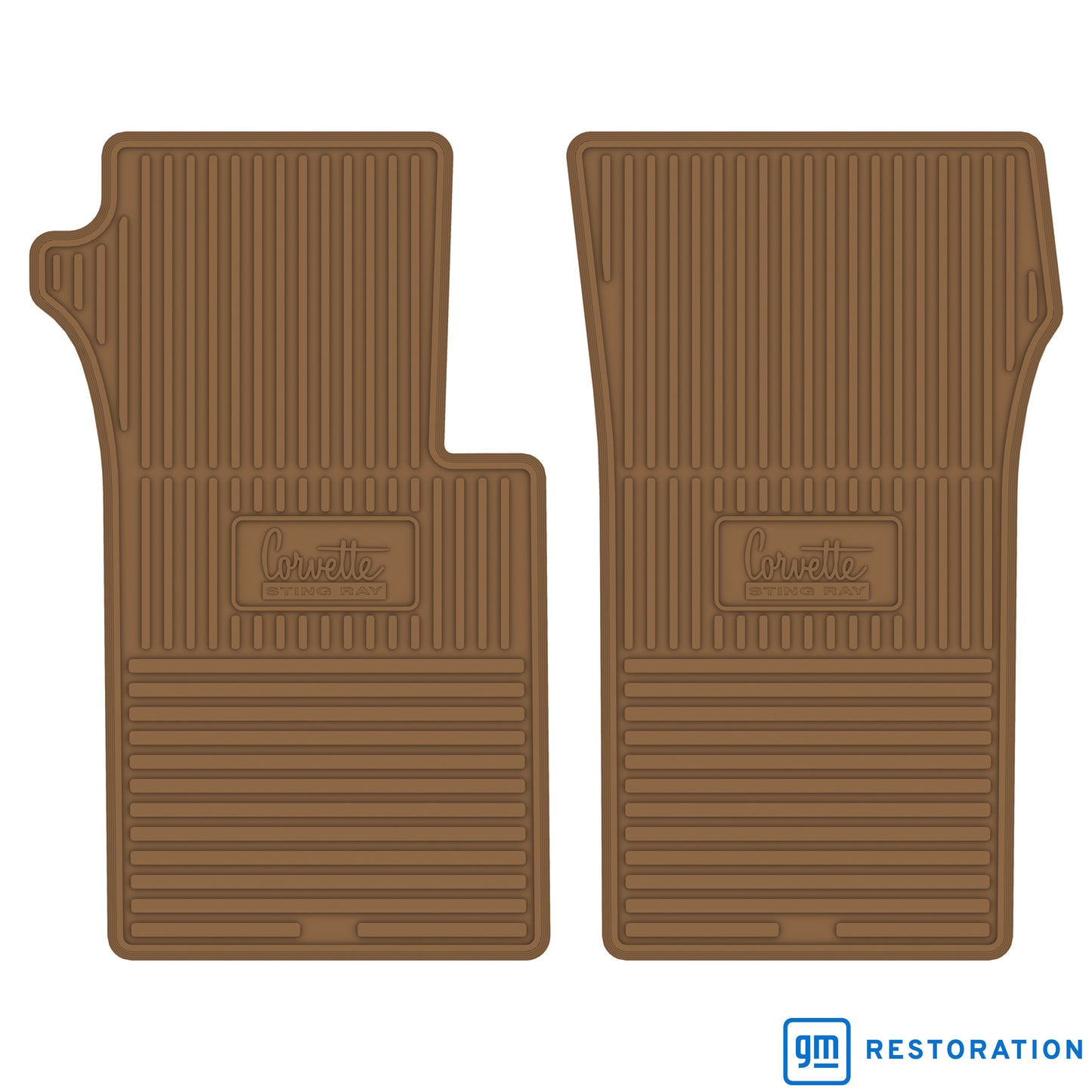 66-67 CHEVROLET 'CORVETTE STING RAY' FLOOR MATS - GOLD